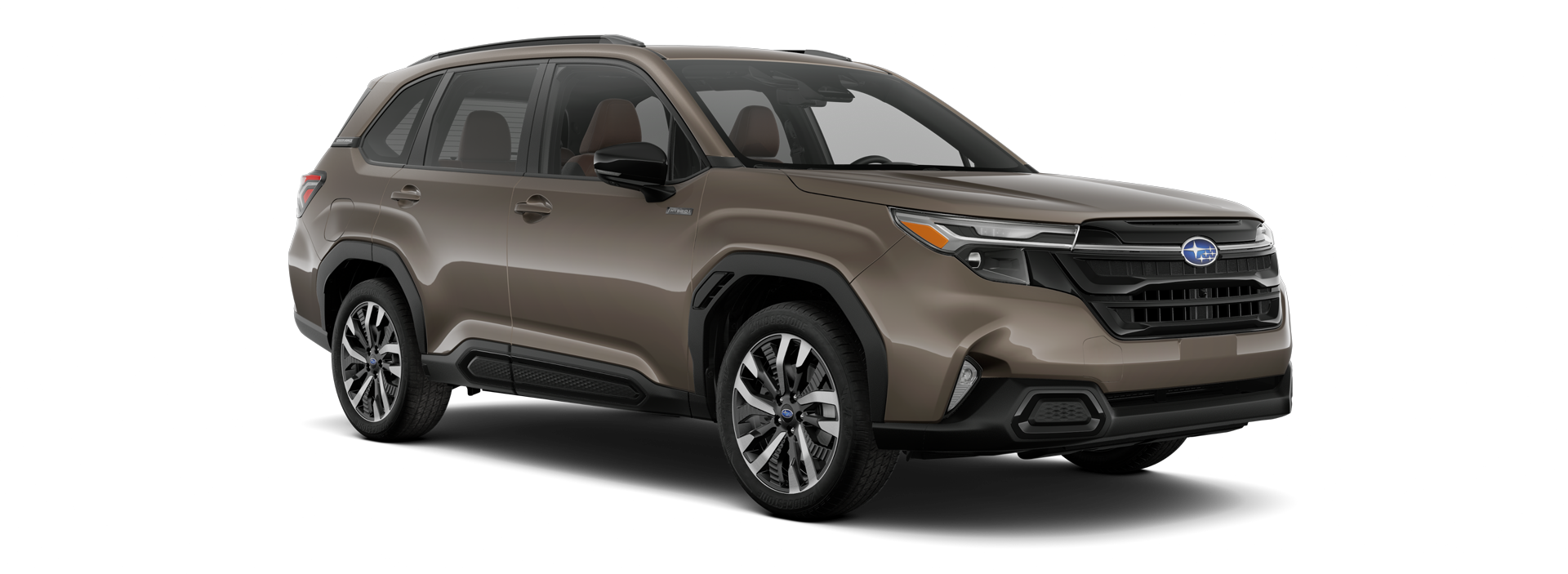 2025 Subaru Forester Touring Hybrid Shown in Brilliant Bronze Metallic