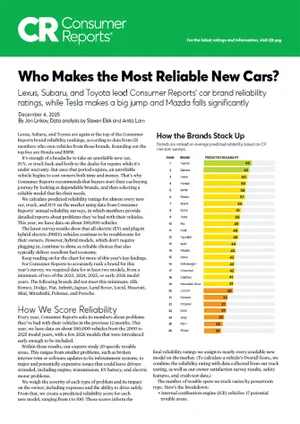 Who Makes the Most Reliable Cars | Bowser Subaru in Pittsburgh PA