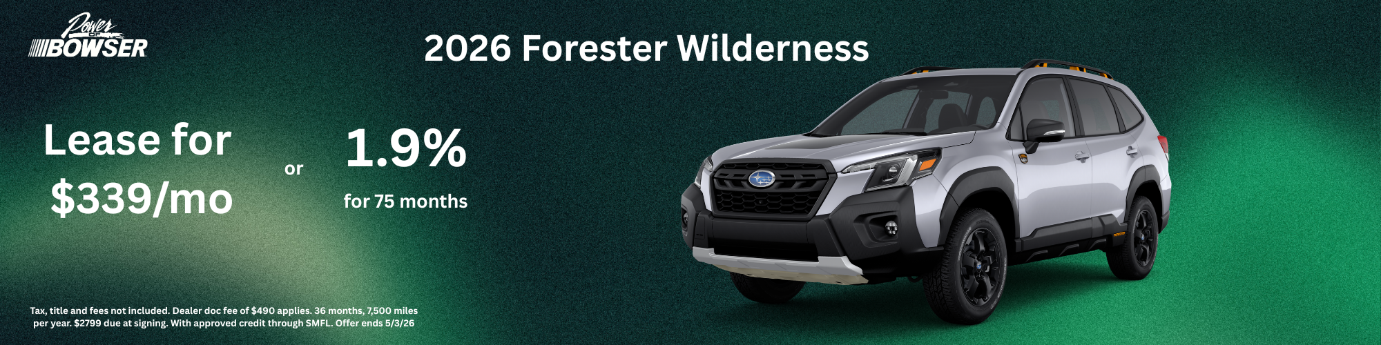 2026 Subaru Forester Wilderness