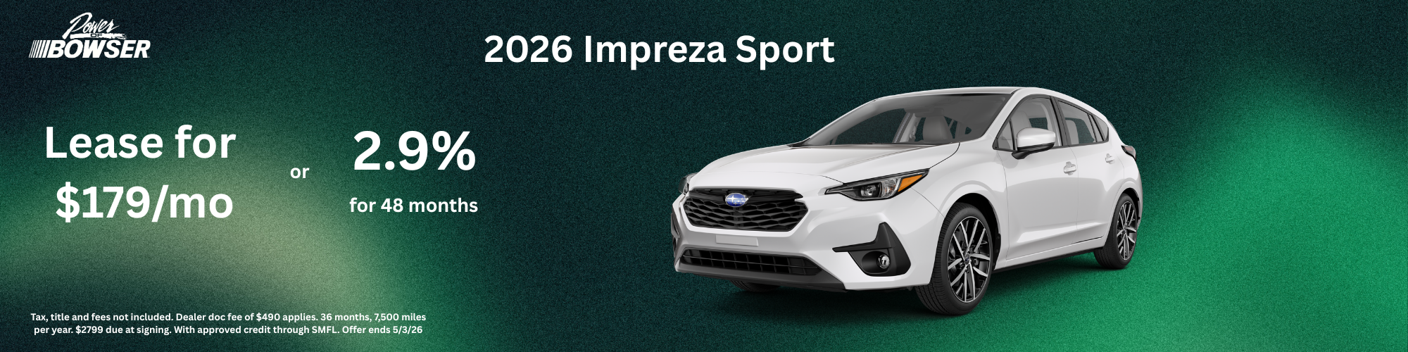 2026 Subaru Impreza Sport
