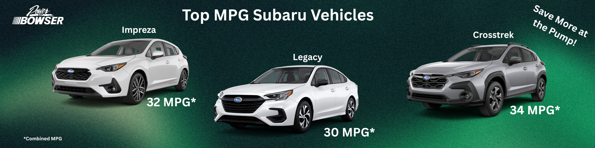 Top MPG Subaru Vehicles