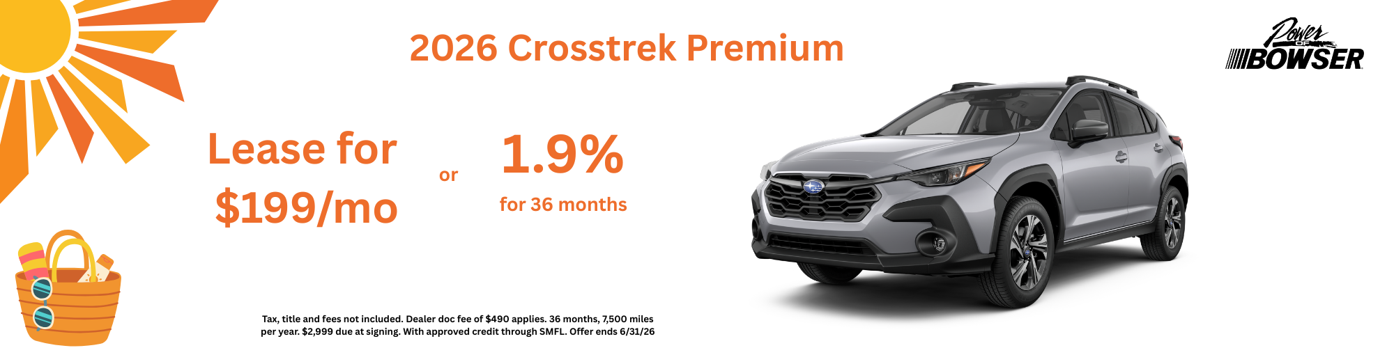 2026 Subaru Crosstrek Premium savings