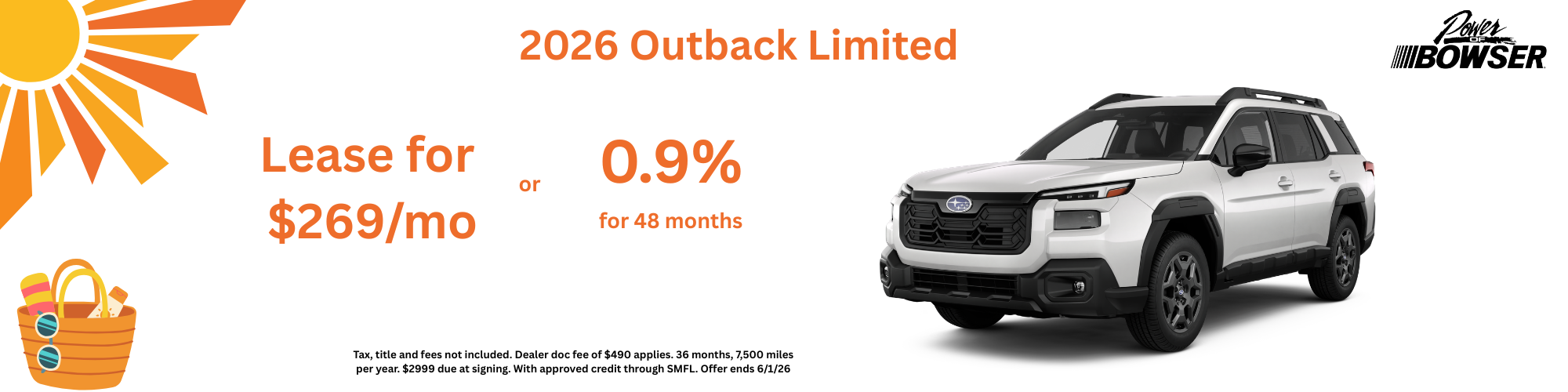 2026 Subaru Outback Limited offer