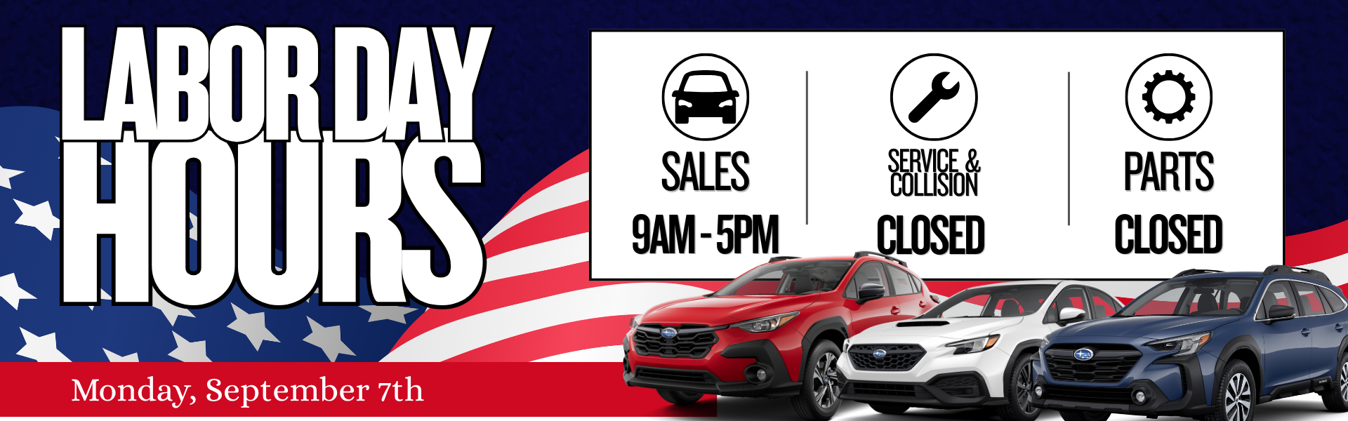 Labor Day Hours