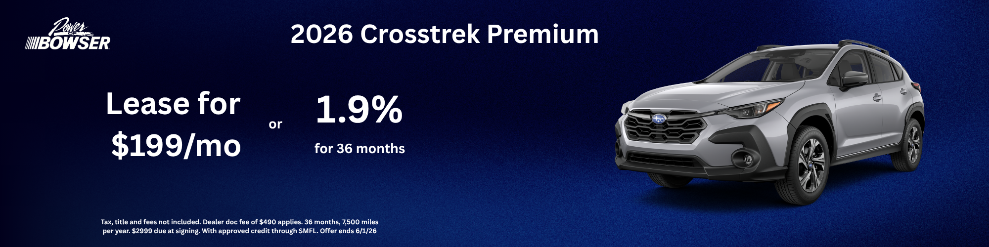 2026 Subaru Crosstrek Premium